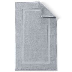 Lands' End Supima Non-Skid Bath Rug Dark Sand Contour Rug