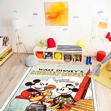 Disney's Mickey Poster Area Rug - 4'6'' x 6'6''