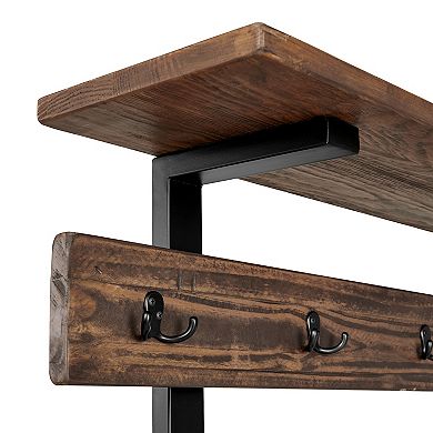 Alaterre Furniture Pomona Bench & Coat Rack