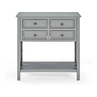 Alaterre Furniture Coventry 4-Drawer Console Table