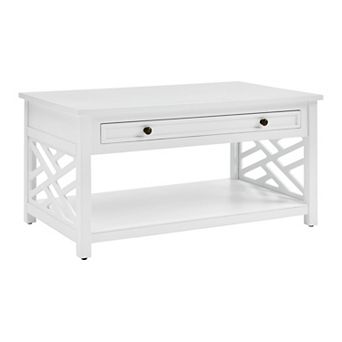 Alaterre Furniture Coventry Coffee Table with Drawer