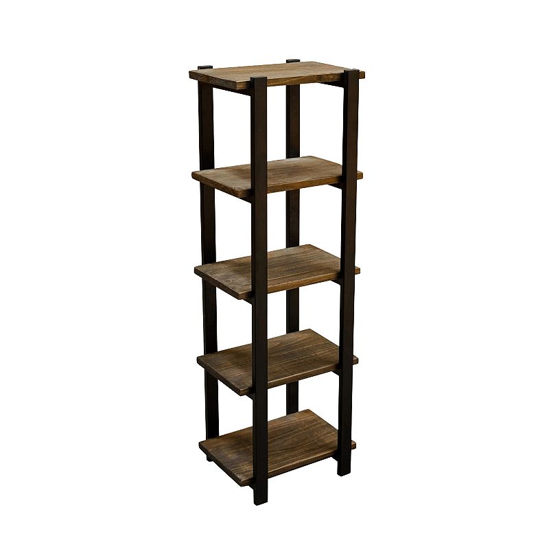 Alaterre Furniture Pomona Storage Tower, Brown