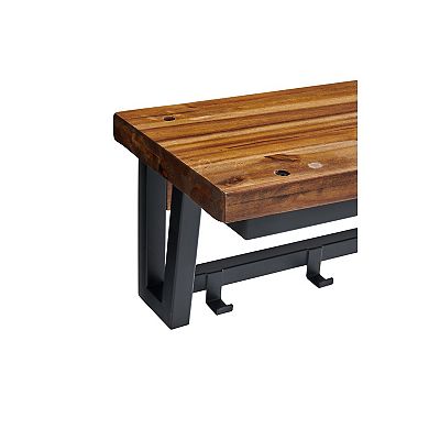 Alaterre Furniture Claremont Bench & Coat Rack 2-piece Set