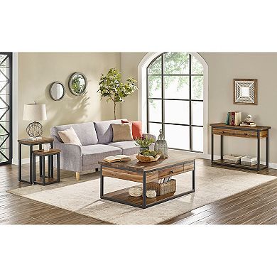 Alaterre Furniture Claremont Rustic Console Table