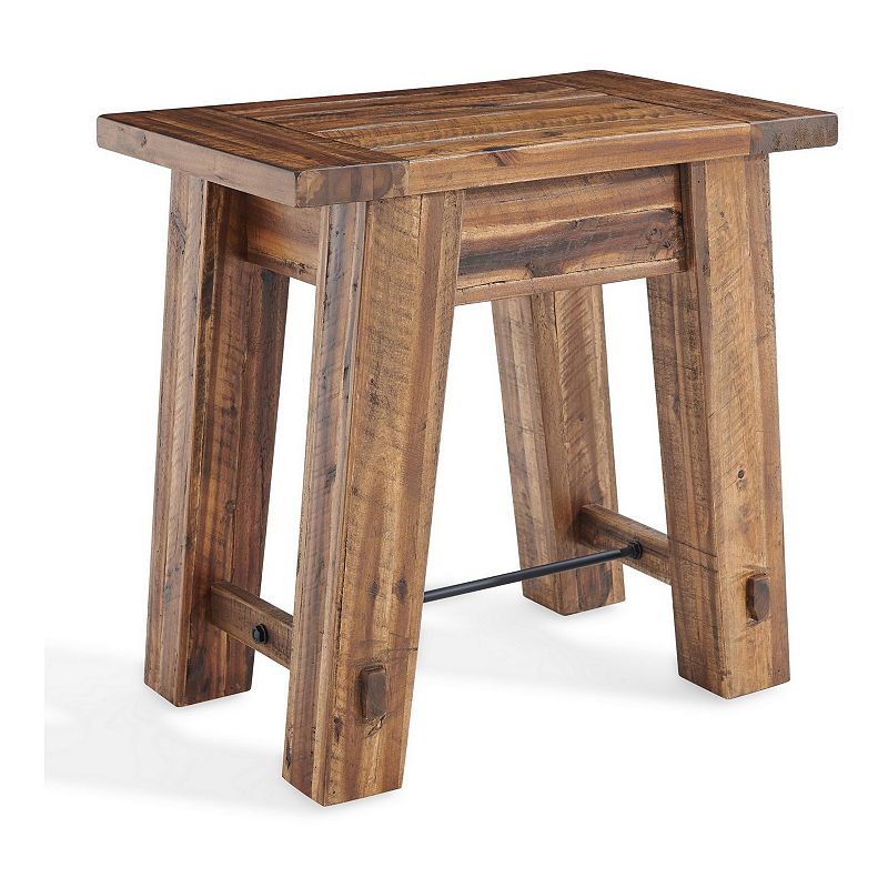 Alaterre Furniture Durango End Table, Brown
