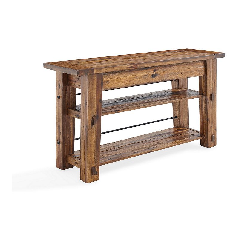 Alaterre Furniture Durango Console Table, Brown