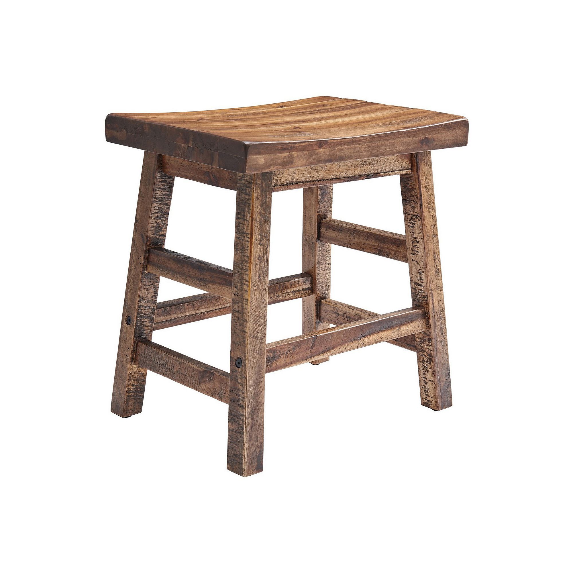 Alaterre Furniture Durango Dining Stool, Dark Brown
