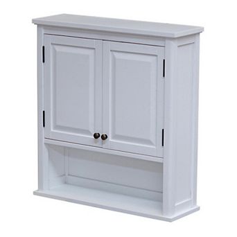 Alaterre Furniture Dorset Bathroom Wall Cabinet - White
