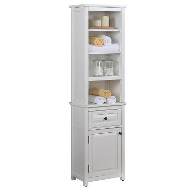 Alaterre Furniture Dorset Bathroom Storage Tower