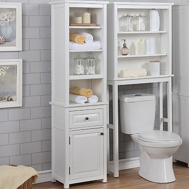 Alaterre Furniture Dorset Bathroom Storage Tower