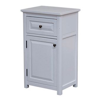 Alaterre Furniture Dorset Bathroom Storage Cabinet with Drawer