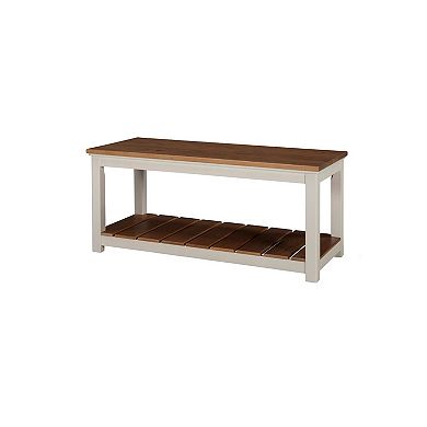Alaterre Furniture Savannah Bench & Coat Rack 2-piece Set