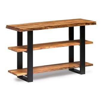 Alaterre Furniture Alpine Live Edge Console Table