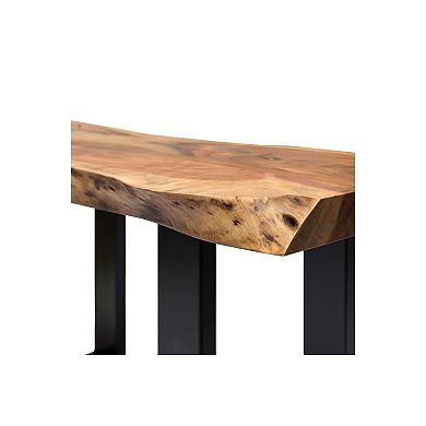 Alaterre Furniture Alpine Live Edge Console Table