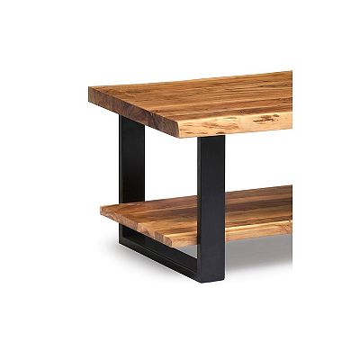 Alaterre Furniture Alpine Live Edge Coffee Table