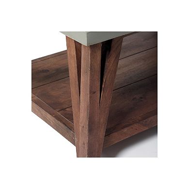Alaterre Furniture Brookside Bench & Coat Rack 2-piece Set
