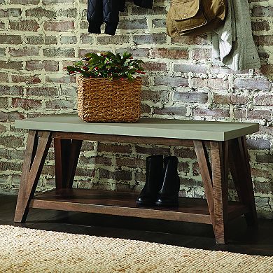 Alaterre Furniture Brookside Entryway Bench