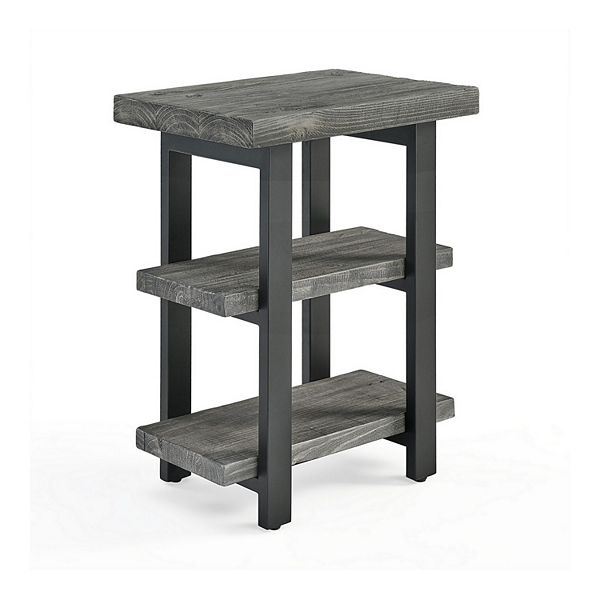 Alaterre Furniture Pomona 2 Shelf End Table