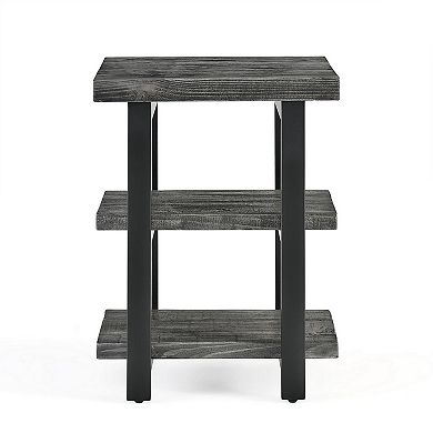 Alaterre Furniture Pomona 2-Shelf End Table