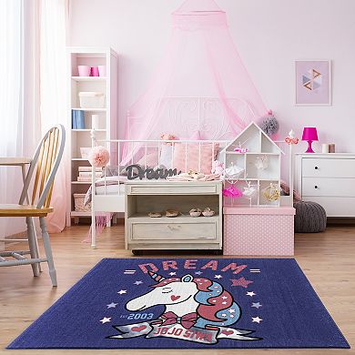 Nickelodeon Jojo Siwa Unicorn Area Rug