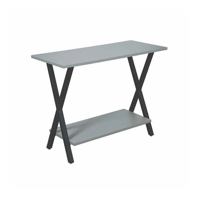 Alaterre Furniture Cornerstone End Table, Grey