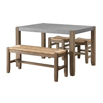 Alaterre Furniture Newport Dining Table 4 pc Set