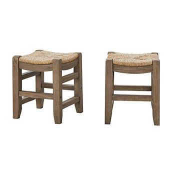 Alaterre Furniture Newport 18 in Stool 2 pc Set