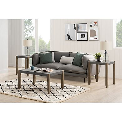 Alaterre Furniture Newport Coffee Table & End Table 3-piece Set