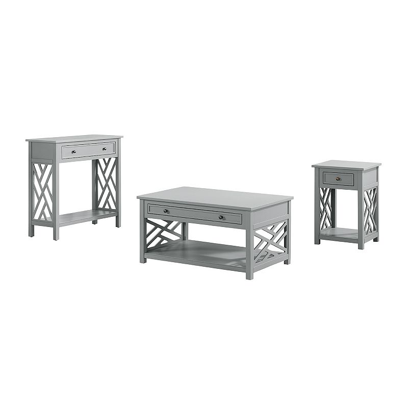 30718887 Alaterre Furniture Coventry Table 3-piece Set, Gre sku 30718887