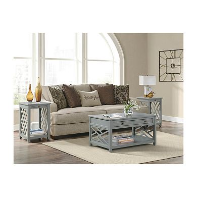 Alaterre Furniture Coventry Coffee Table & End Table 3-piece Set