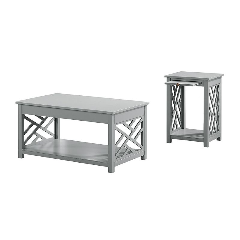 62570049 Alaterre Furniture Coventry Coffee Table & End Tab sku 62570049