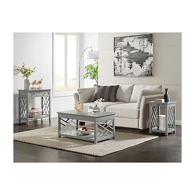 Alaterre Furniture Coventry Living Room Table 3-piece Set