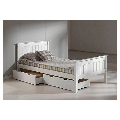 Alaterre Furniture Harmony Storage Twin Platform Bed