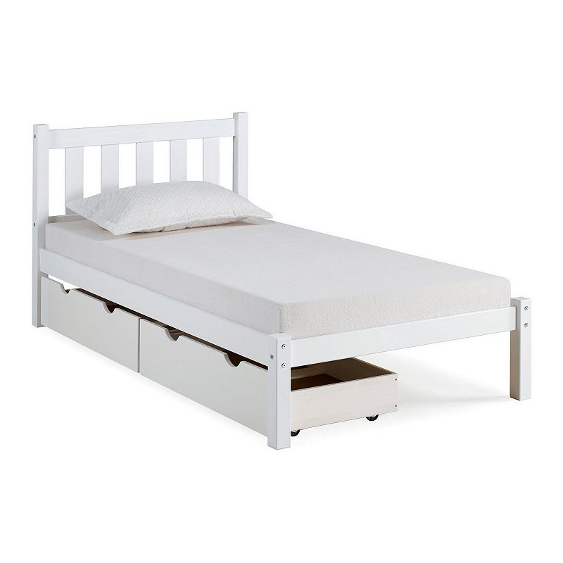46525959 Alaterre Furniture Poppy Storage Twin Platform Bed sku 46525959