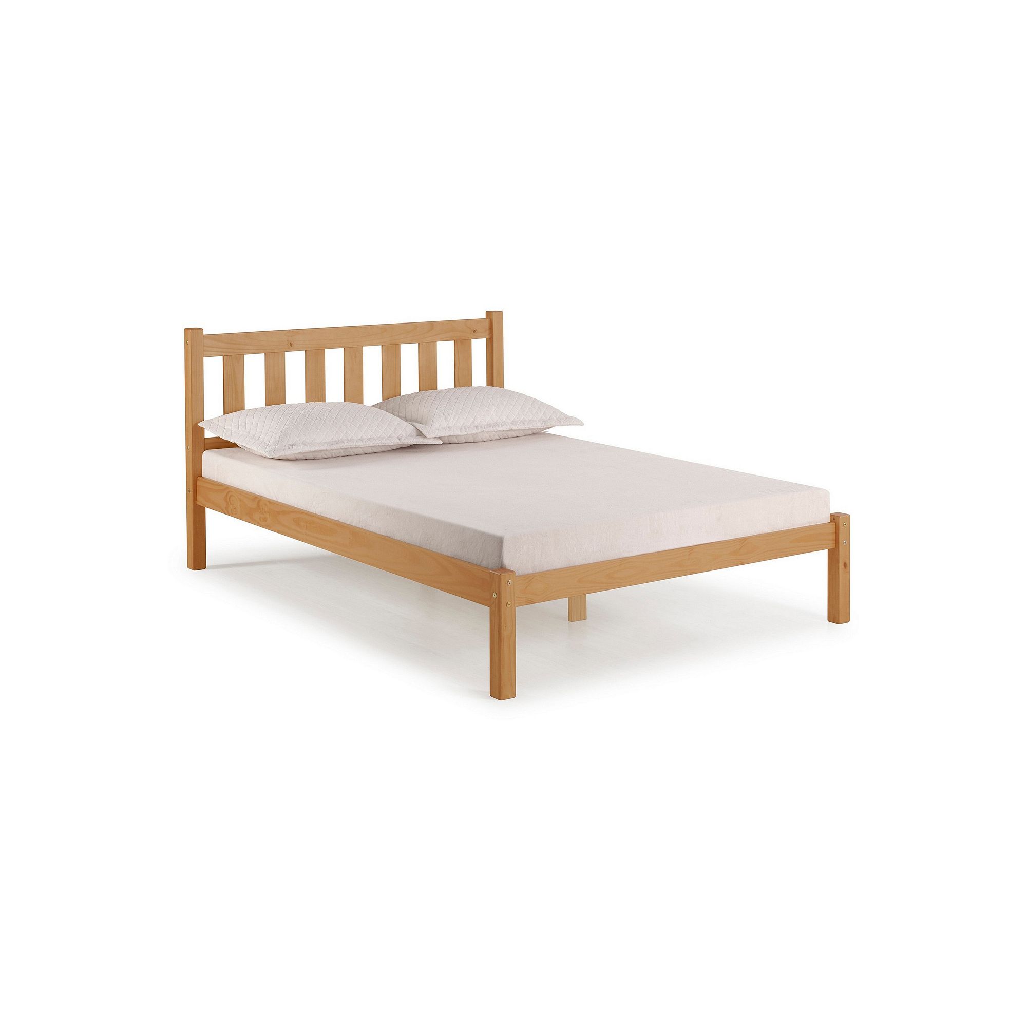 Alaterre Furniture Poppy Cinnamon Platform Full Bed, Red