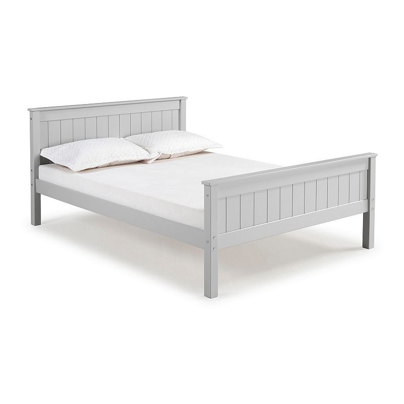 39551827 Alaterre Furniture Harmony Gray Platform Full Bed, sku 39551827