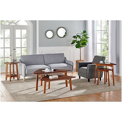 Alaterre Furniture Monterey Mid-Century Modern End Table