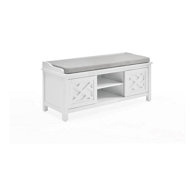 Alaterre Furniture Coventry Storage Bench, White