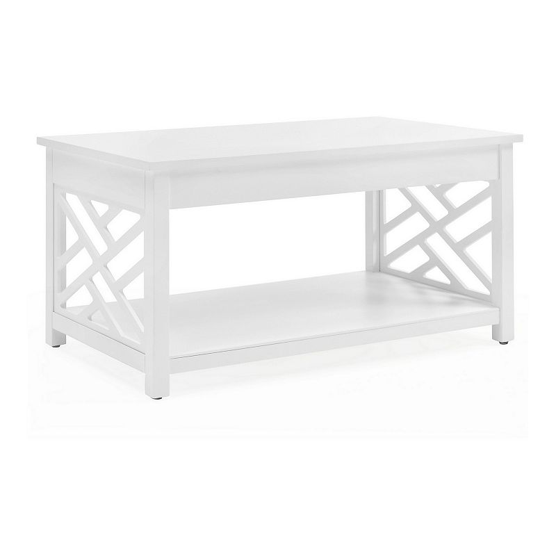 77360174 Alaterre Furniture Coventry Coffee Table, White sku 77360174