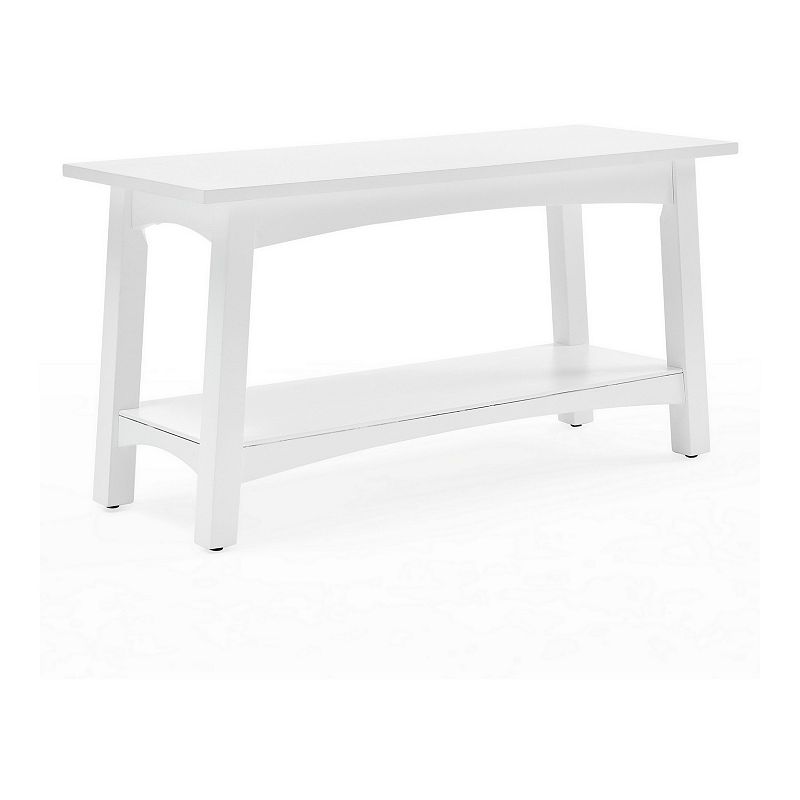 64664100 Alaterre Furniture Craftsbury Entryway Bench, Whit sku 64664100