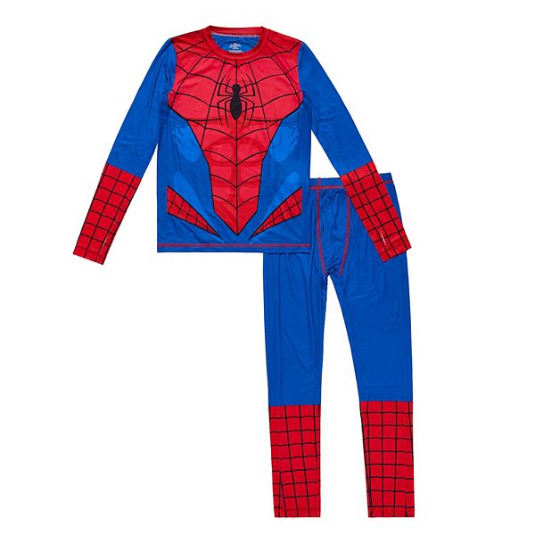 Boys 4-14 Cuddl Duds® Spider-Man 2-piece Base Layer Set