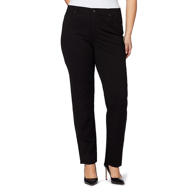 Gloria vanderbilt plus size amanda hot sale ponte pants