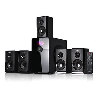 beFree Sound 5.1 Channel Surround Sound Speaker System with Bluetooth