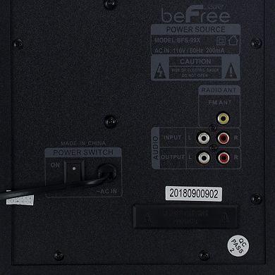 beFree Sound 2.1 Channel Bluetooth Surround Sound Speaker System