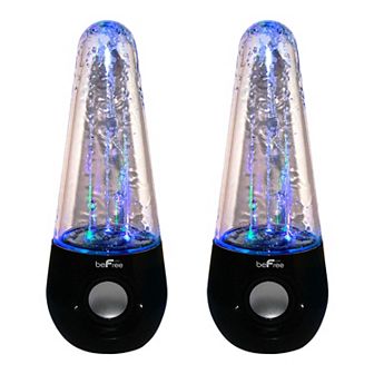 beFree Sound Bluetooth LED Dancing Water Multimedia Speakers