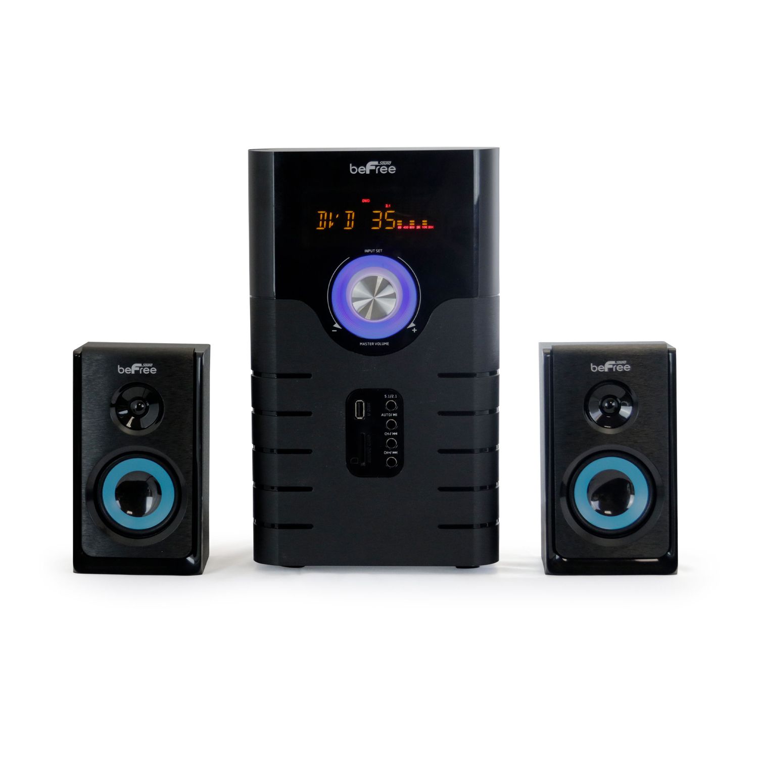 befree sound 2.1 channel multimedia led dancing water bt sound system