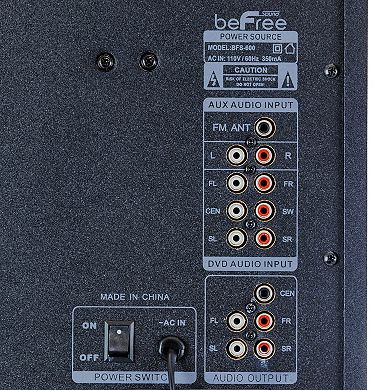beFree Sound 5.1 Channel Bluetooth Surround Sound Speaker System