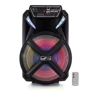 beFree Sound 15-Inch BT Portable Rechargeable Party Speaker