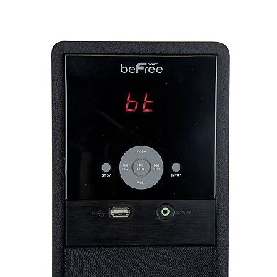beFree Sound Bluetooth Powered 90 Watt Tower Speaker with 5.1-Inch Subwoofer