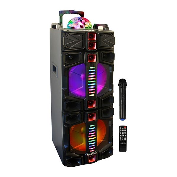 portable sound system with lights